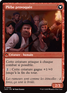 Plèbe provoquée - Innistrad Remastered