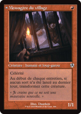 Messagère du village -> Intruse du lever de lune - Innistrad Remastered