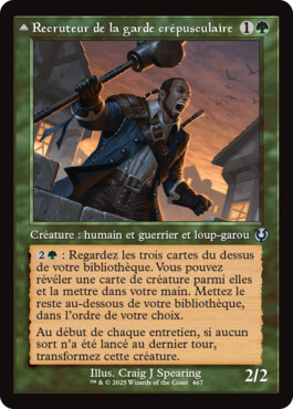Recruteur de la garde crépusculaire -> Hurleur Krallenhorde - Innistrad Remastered
