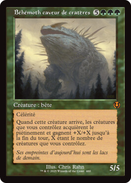 Béhémoth caveur de cratères - Innistrad Remastered