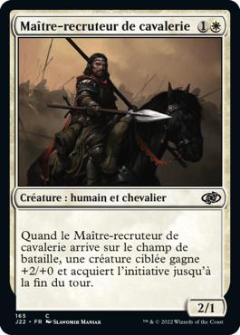 Maître-recruteur de cavalerie - Jumpstart 2022