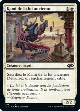 Kami de la loi ancienne - Jumpstart 2022