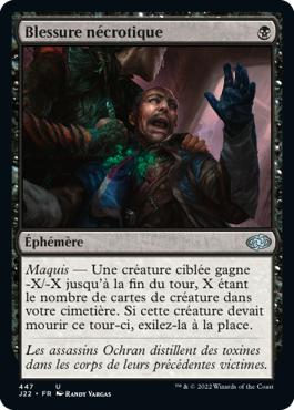 Blessure nécrotique - Jumpstart 2022
