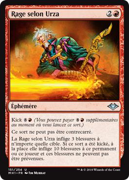 Rage selon Urza - Horizons du Modern