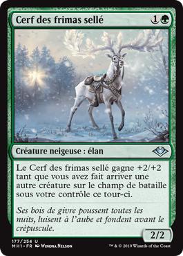 Cerf des frimas sellé - Horizons du Modern