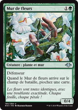 Mur de fleurs - Horizons du Modern