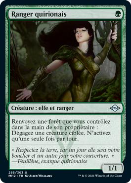 Ranger quirionais - Horizons du Modern 2