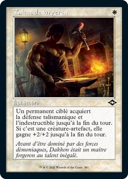 Talent de forgeron - Horizons du Modern 2