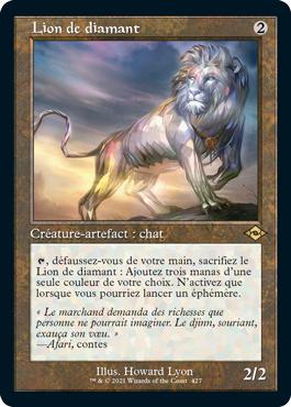 Lion de diamant - Horizons du Modern 2