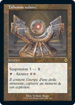 Talisman solaire - Horizons du Modern 2