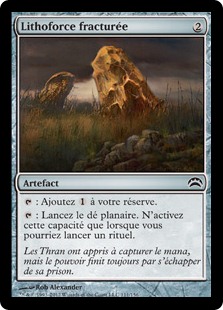 Lithoforce fracturée - Planechase 2012 Edition