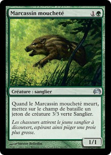 Marcassin moucheté - Planechase 2012 Edition