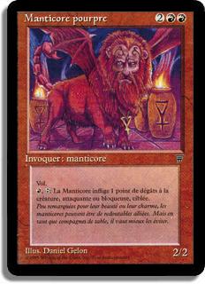 Manticore pourpre - Renaissance