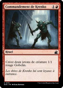 Commandement de Krenko - Ravnica Remastered