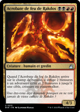 Acrobate de feu de Rakdos - Ravnica Remastered