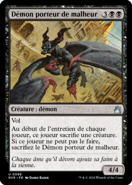 Démon porteur de malheur - Ravnica Remastered