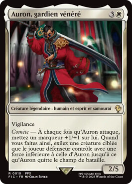 Auron, gardien vénéré - Final Fantasy Commander