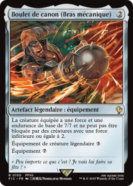 Boulet de canon (Bras mécanique) - Final Fantasy Commander