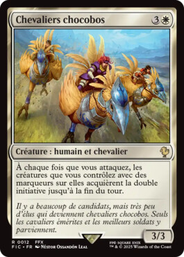 Chevaliers chocobos - Final Fantasy Commander