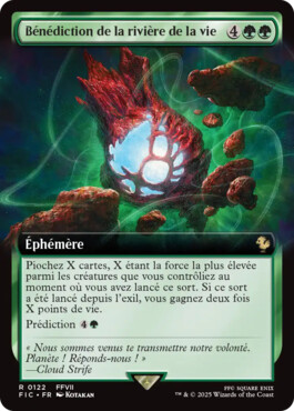 Bénédiction de la rivière de la vie - Final Fantasy Commander