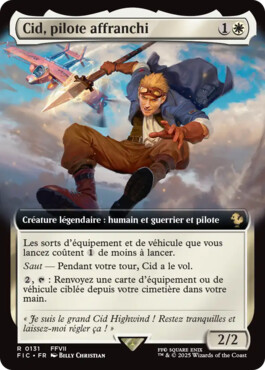 Cid, pilote affranchi - Final Fantasy Commander