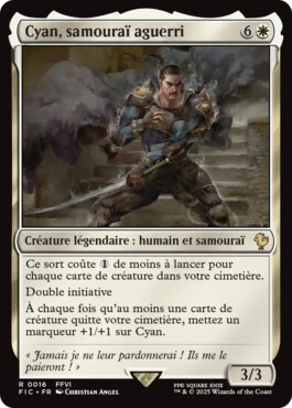 Cyan, samouraï aguerri - Final Fantasy Commander