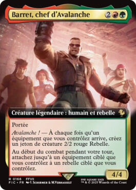 Barret, chef d'Avalanche - Final Fantasy Commander