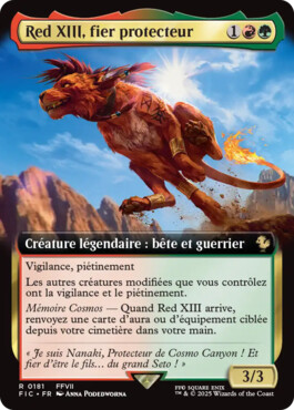 Red XIII, fier protecteur - Final Fantasy Commander