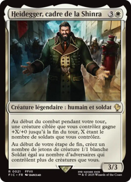 Heidegger, cadre de la Shinra - Final Fantasy Commander