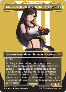 Tifa, experte en arts martiaux - Final Fantasy Commander