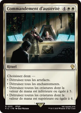 Commandement d'austérité - Final Fantasy Commander