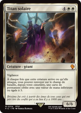 Titan solaire - Final Fantasy Commander