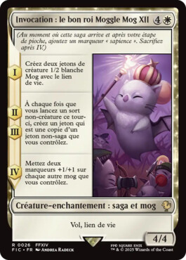 Invocation : le bon roi Moggle Mog XII - Final Fantasy Commander