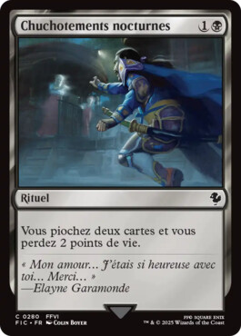 Chuchotements nocturnes - Final Fantasy Commander