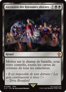 Ascension des Royaumes obscurs - Final Fantasy Commander