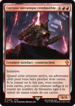 Carcasse mécanique combustible - Final Fantasy Commander