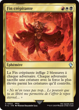 Fin crépitante - Final Fantasy Commander