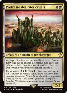 Prêtresse des rites cruels - Final Fantasy Commander