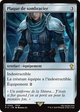 Plaque de sombracier - Final Fantasy Commander