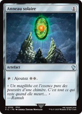 Anneau solaire - Final Fantasy Commander