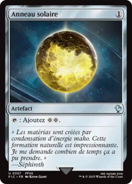 Anneau solaire - Final Fantasy Commander