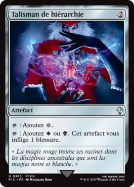 Talisman de hiérarchie - Final Fantasy Commander