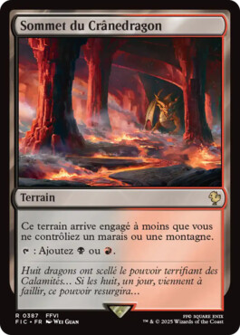 Sommet du Crânedragon - Final Fantasy Commander