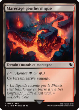 Marécage géothermique - Final Fantasy Commander