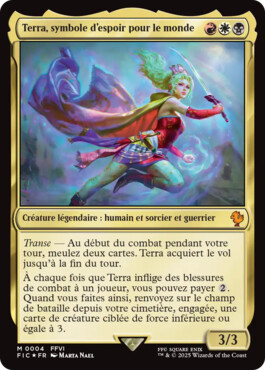 Terra, symbole d'espoir pour le monde - Final Fantasy Commander