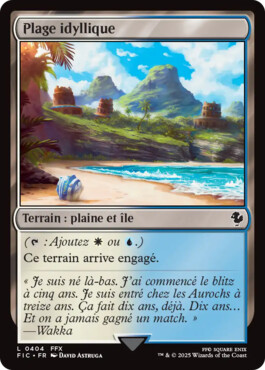 Plage idyllique - Final Fantasy Commander