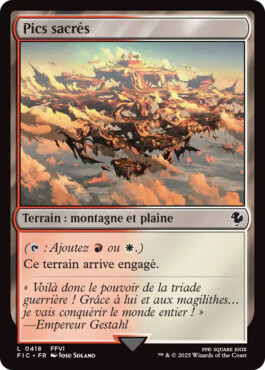 Pics sacrés - Final Fantasy Commander