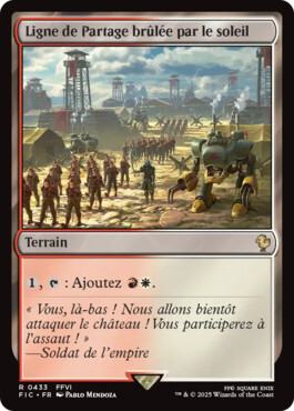Ligne de Partage brûlée par le soleil - Final Fantasy Commander