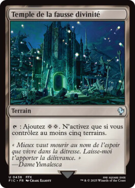 Temple de la fausse divinité - Final Fantasy Commander
