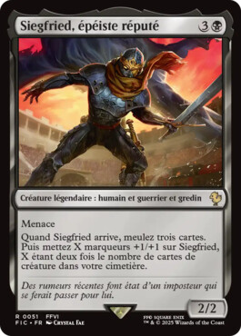 Siegfried, épéiste réputé - Final Fantasy Commander